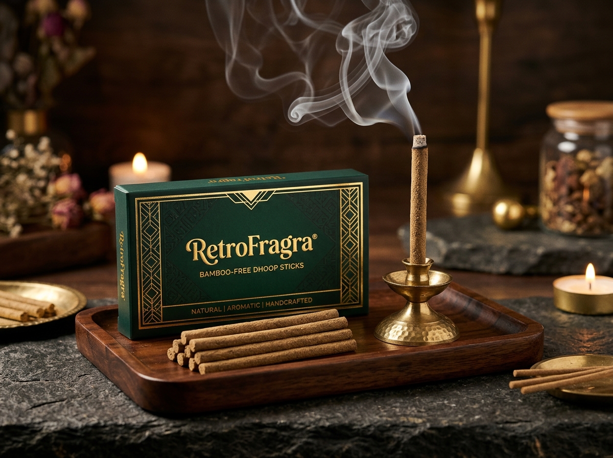 RetroFragra Bamboo-Free Natural Dhoop Sticks